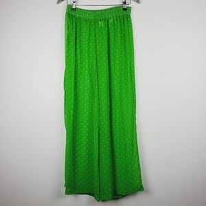 Sam & Libby Sheer Polka Dot Palazzo Pants Sz M